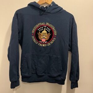 Gemrock Donald Trump JD Vance 2025 Presidential Inauguration Hoodie Navy Blue M